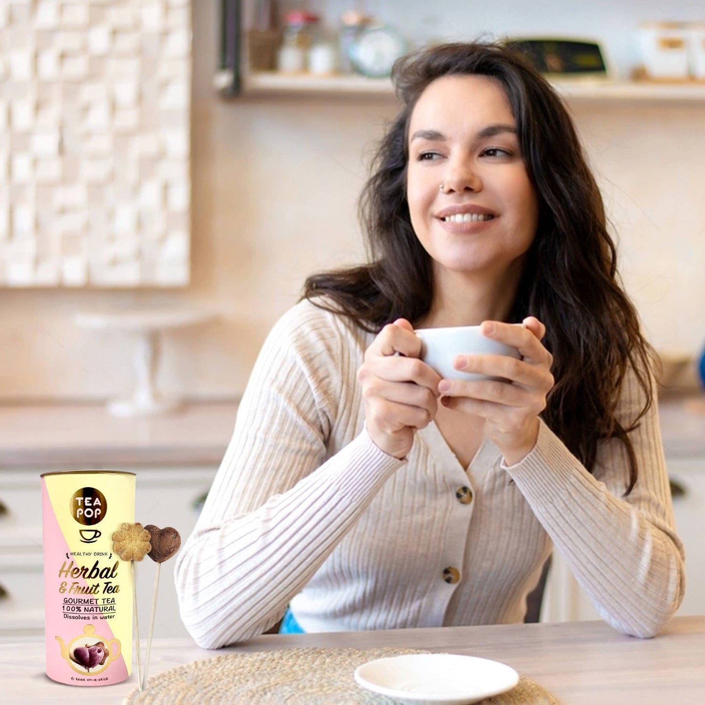 Tè su bastoncino! Nuovo modo rivoluzionario di gustare il tè Gusto frutta