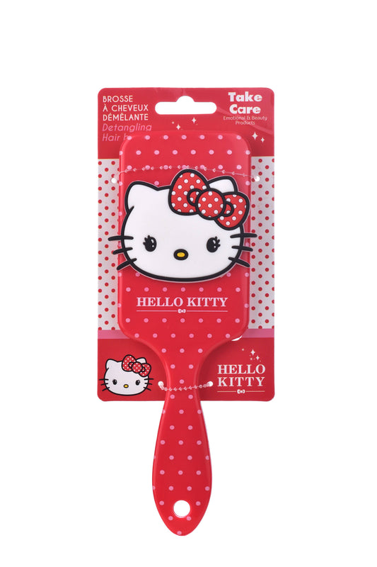 Hello Kitty - Spazzola per capelli rossa