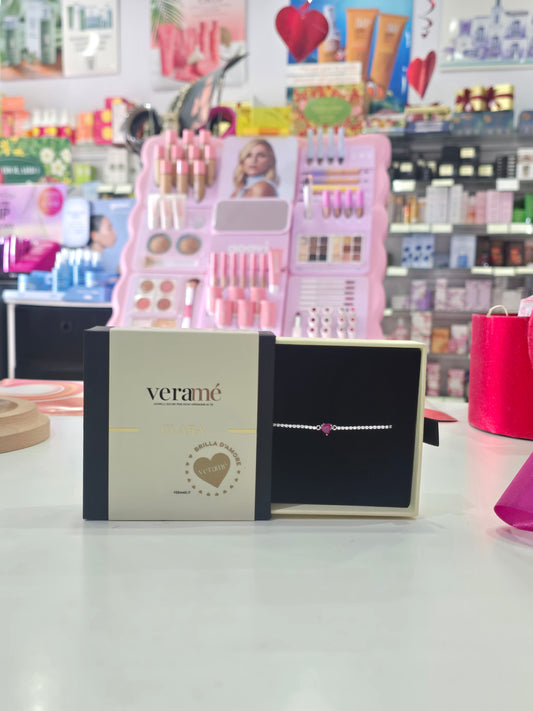 Breacciale Tennis Clara Argento Fucsia