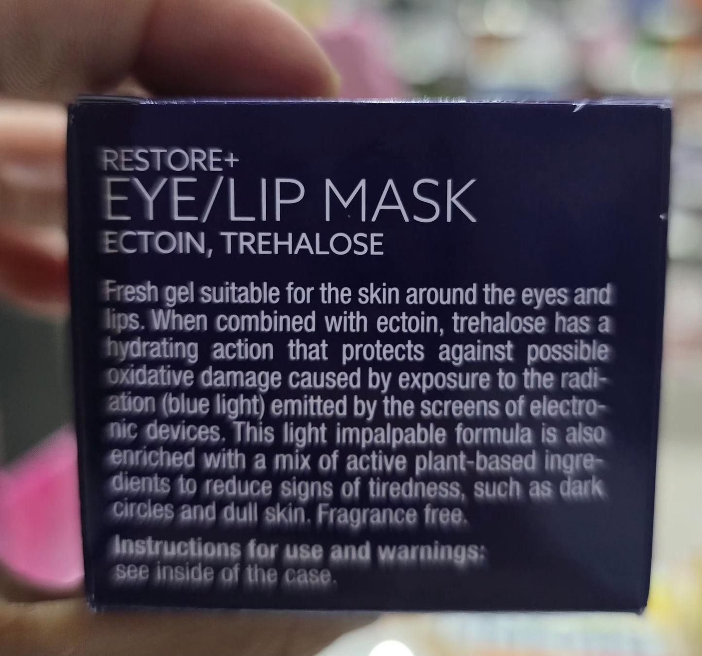 Maschera contorno occhi e labbra
