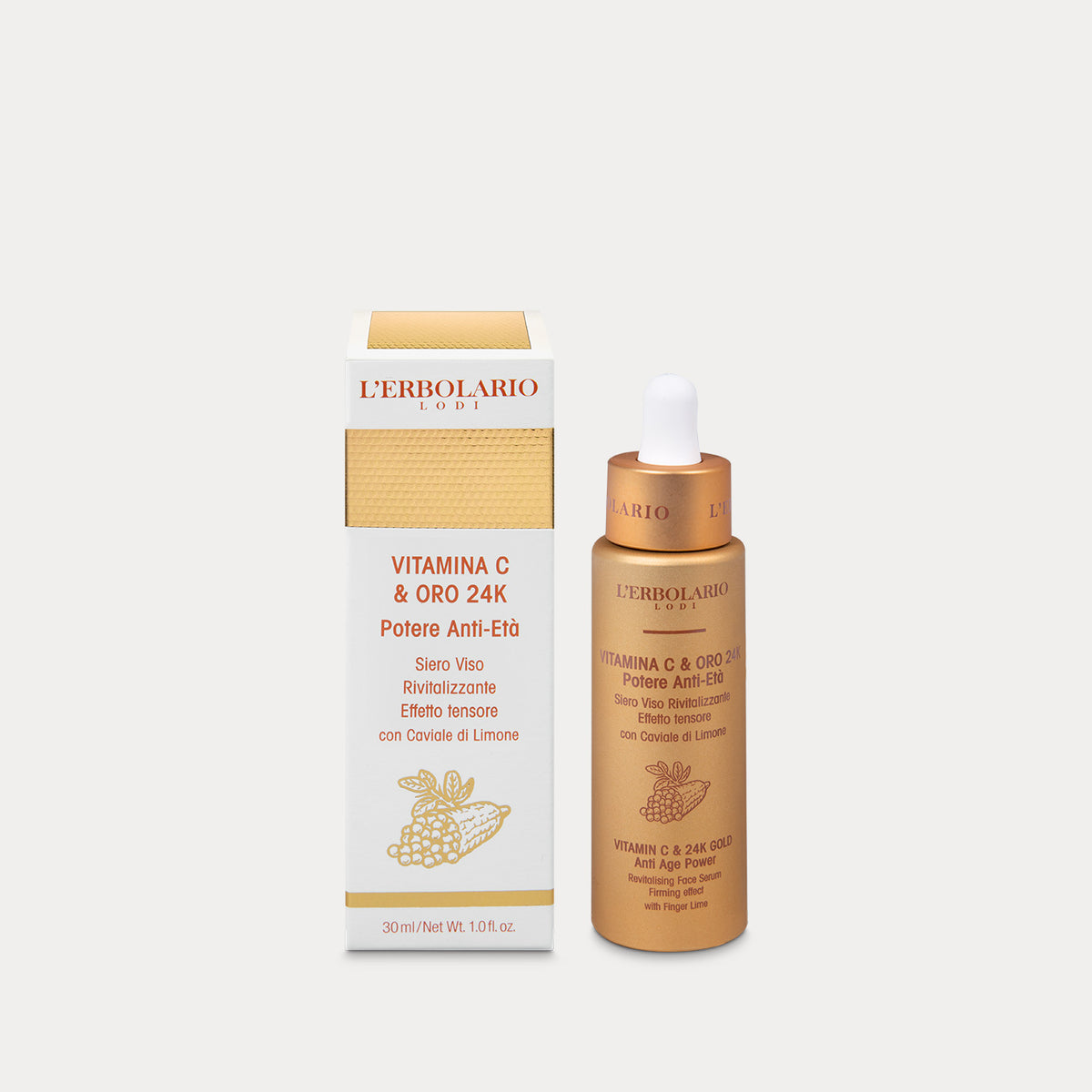 Vitamina C & Oro Siero Viso Rivitalizzante effetto tensore