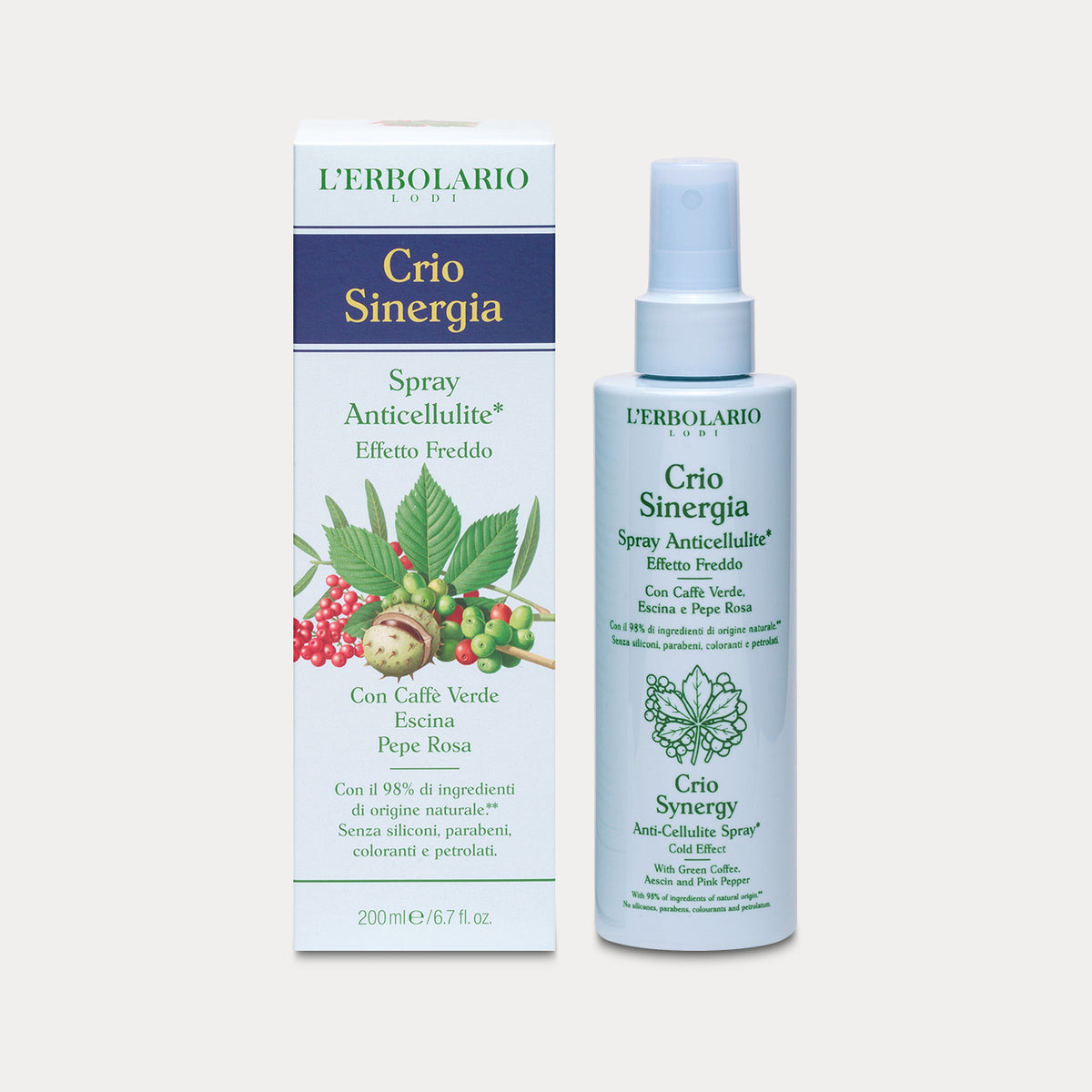 Crio Sinergia Spray Anticellulite Effetto Freddo