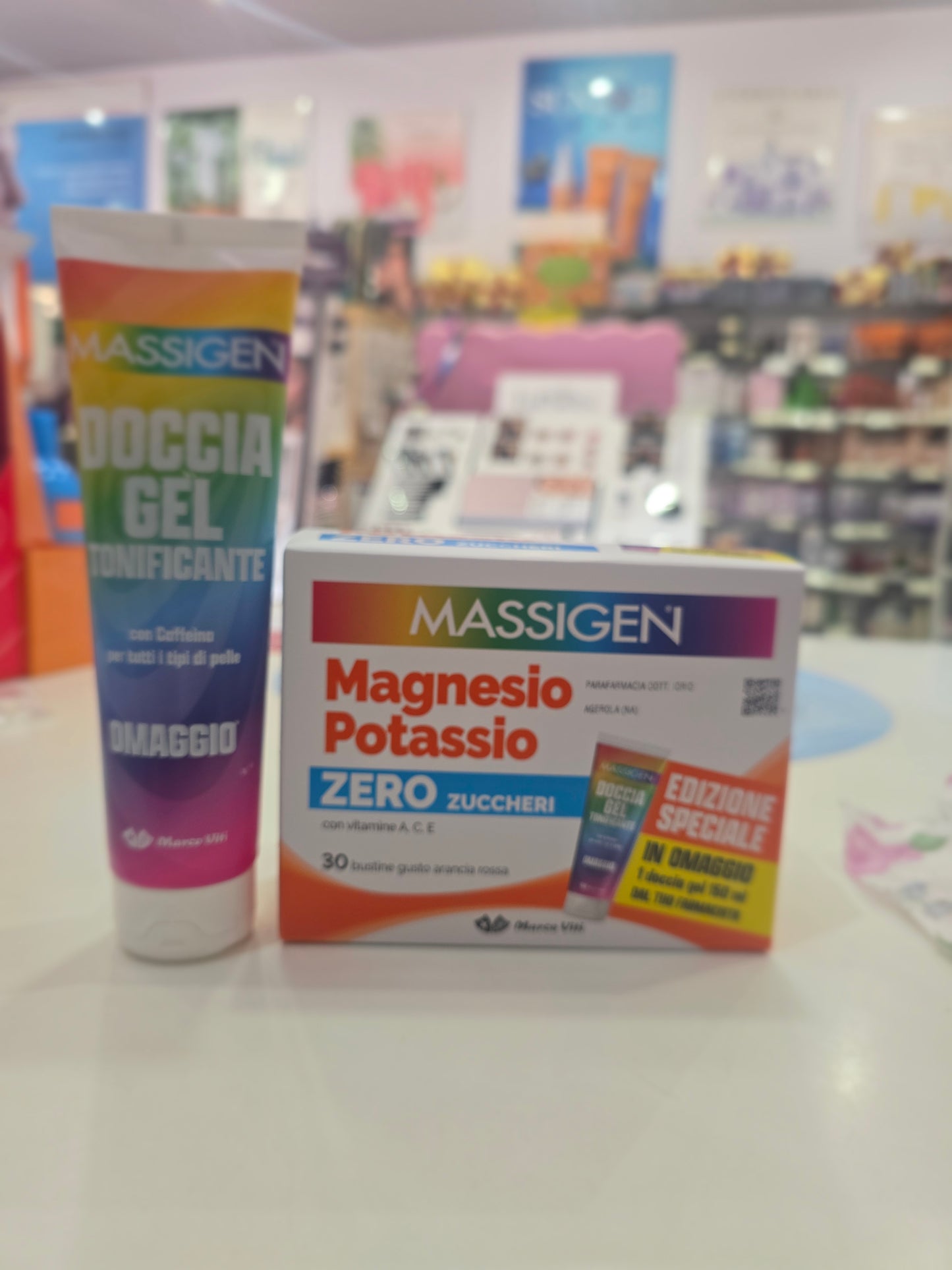 Magnesio e Potassio zero zucchero 30 Bustine +Doccia Gel in omaggio