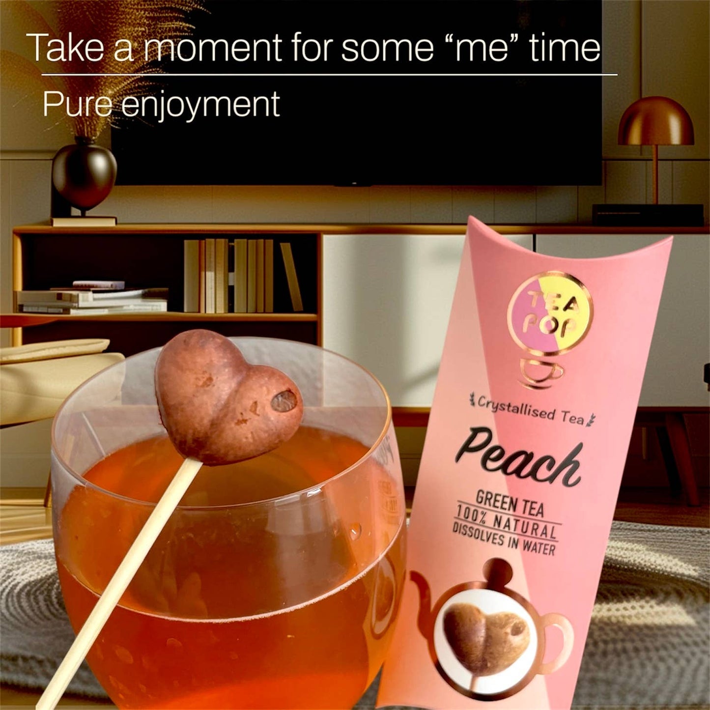 TÈ alla pesca su un bastoncino! Gourmet Tea