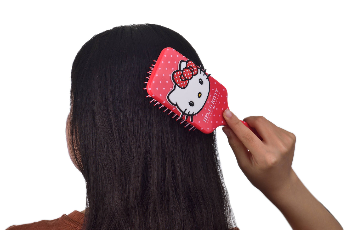 Hello Kitty - Spazzola per capelli rossa