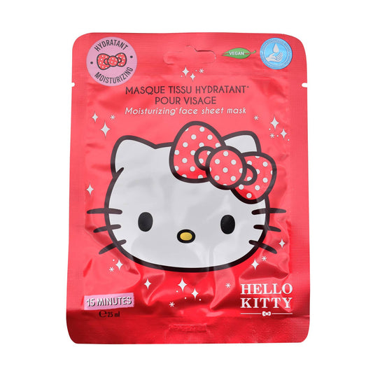 😍 Hello Kitty, maschera in tessuto, crema idratante per il viso, bambini, cura del viso, 25 ml