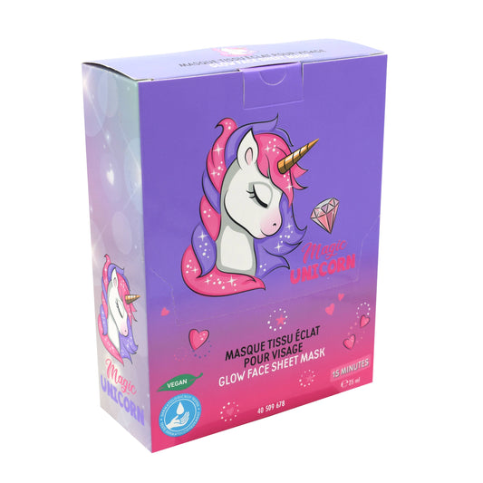 😍 Girl Power, maschera, tessuto, illuminante per il viso, per bambini, bambini, cura del viso, 25 ml