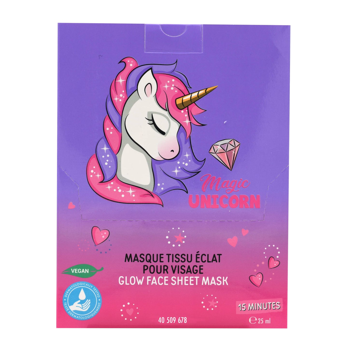 😍 Girl Power, maschera, tessuto, illuminante per il viso, per bambini, bambini, cura del viso, 25 ml