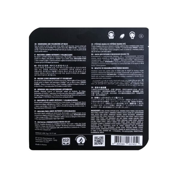 MASCHERA LABBRA NUTRIENTE E VOLUMIZZANTE