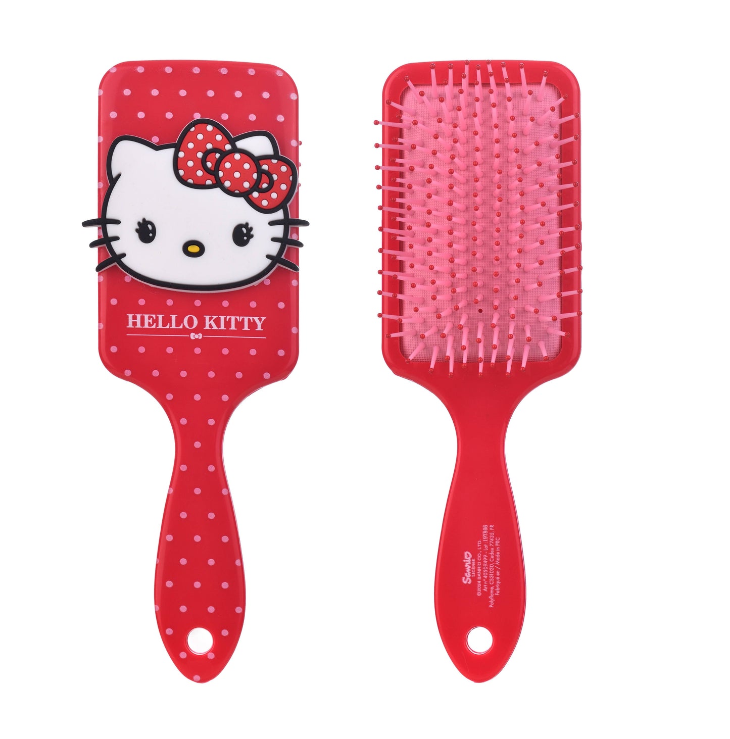 Hello Kitty - Spazzola per capelli rossa