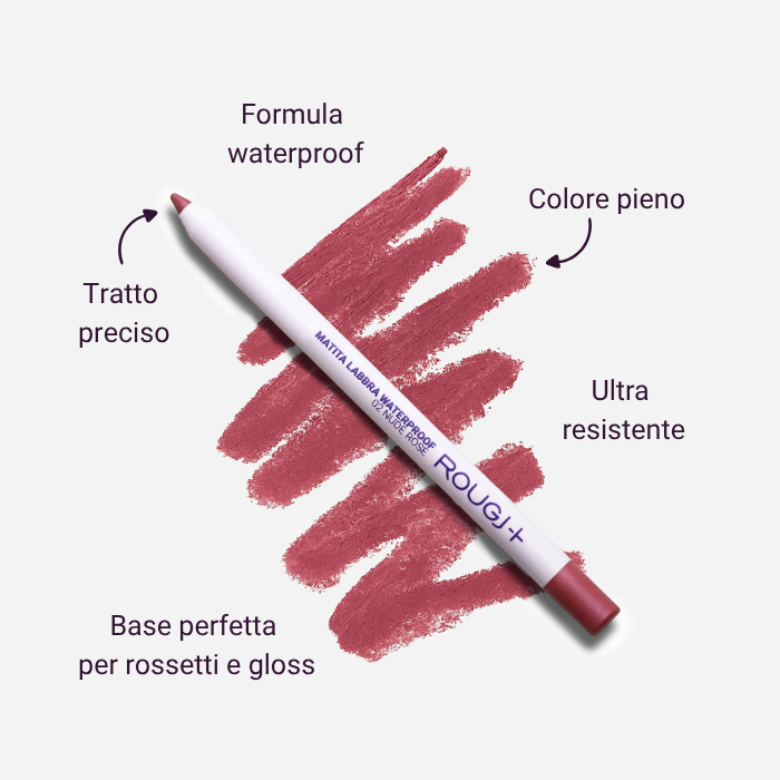 Matita Labbra Waterproof 02 - Nude Rose Rougj