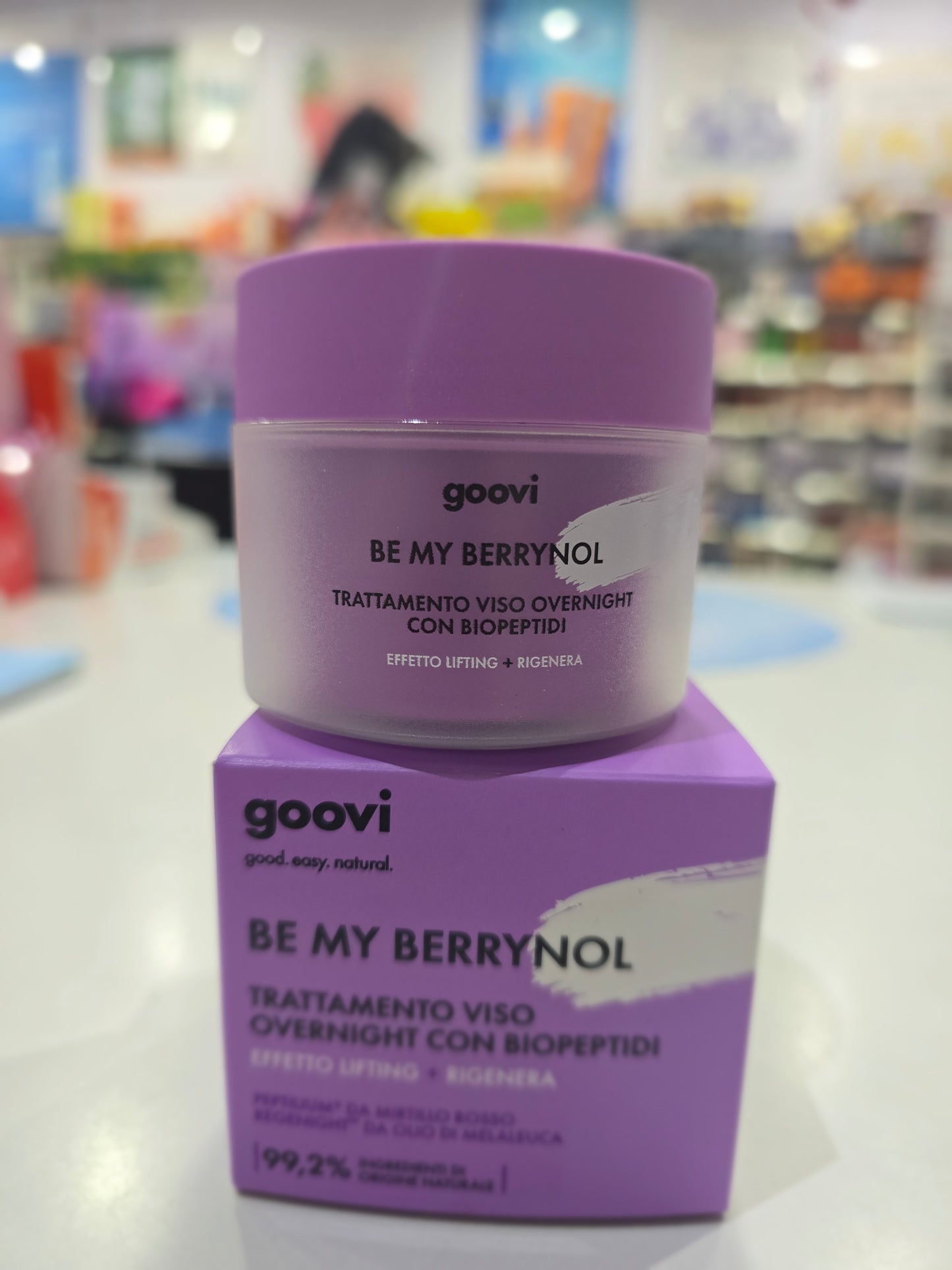 Trattamento viso overnight con biopeptidi