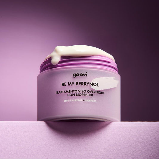 Trattamento viso overnight con biopeptidi Be My Berrinol