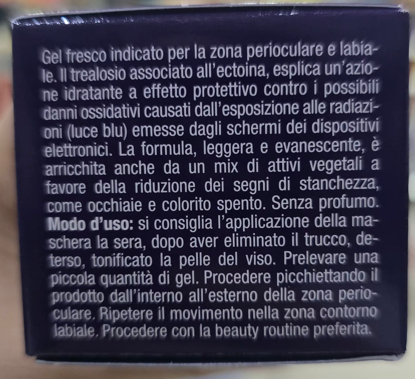 Maschera contorno occhi e labbra