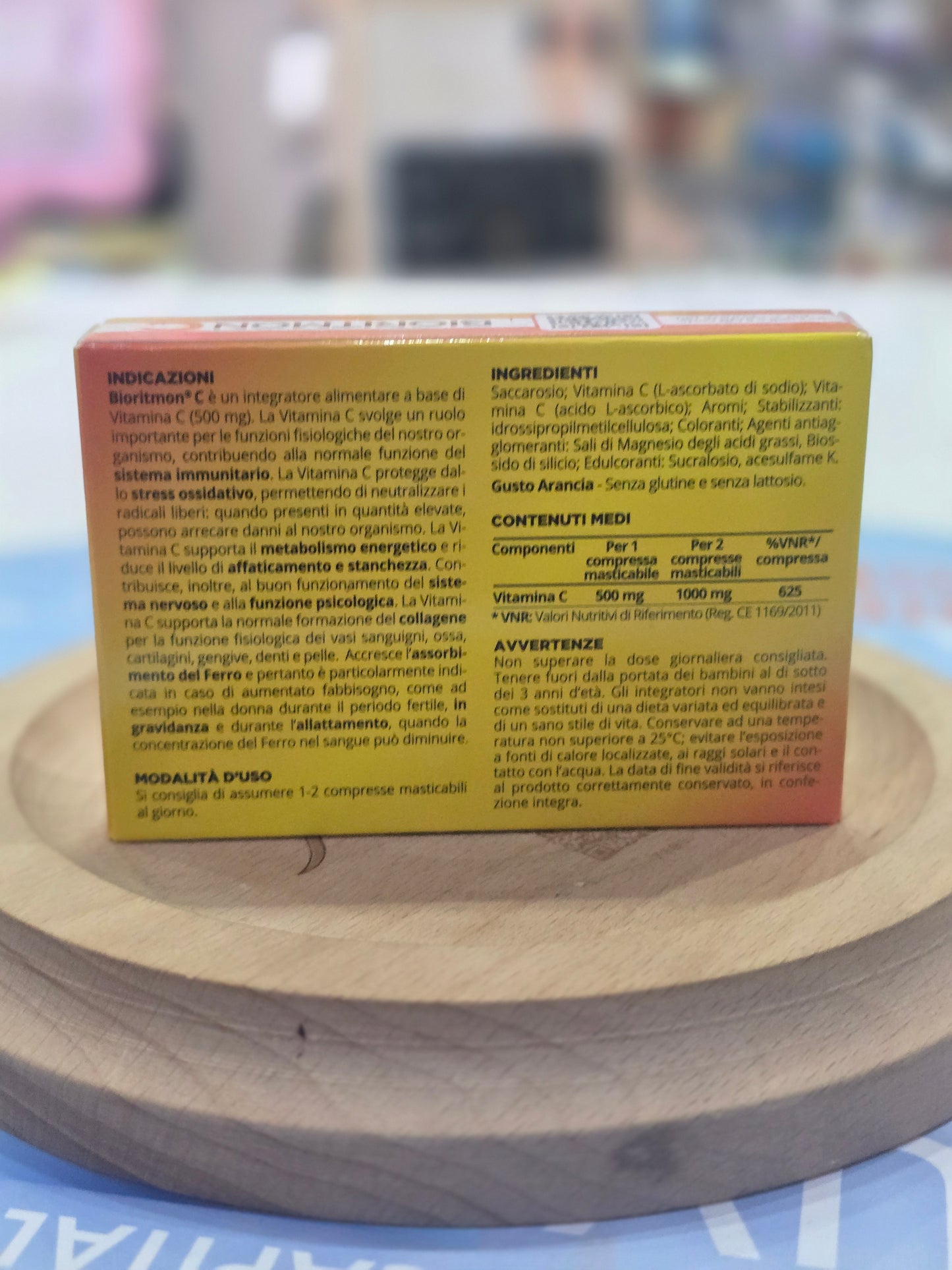 Bioritmon C vitamina C 500mg compresse masticabili