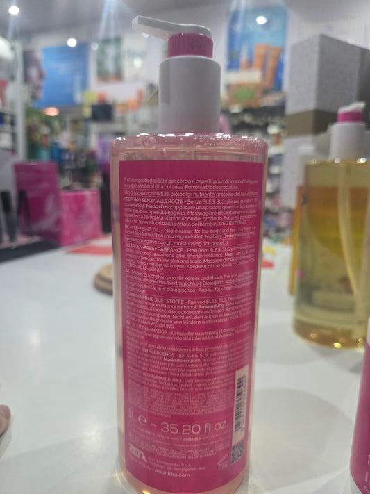 Gel detergente delicato corpo e capelli formato da 1 litro + intimo in omaggio