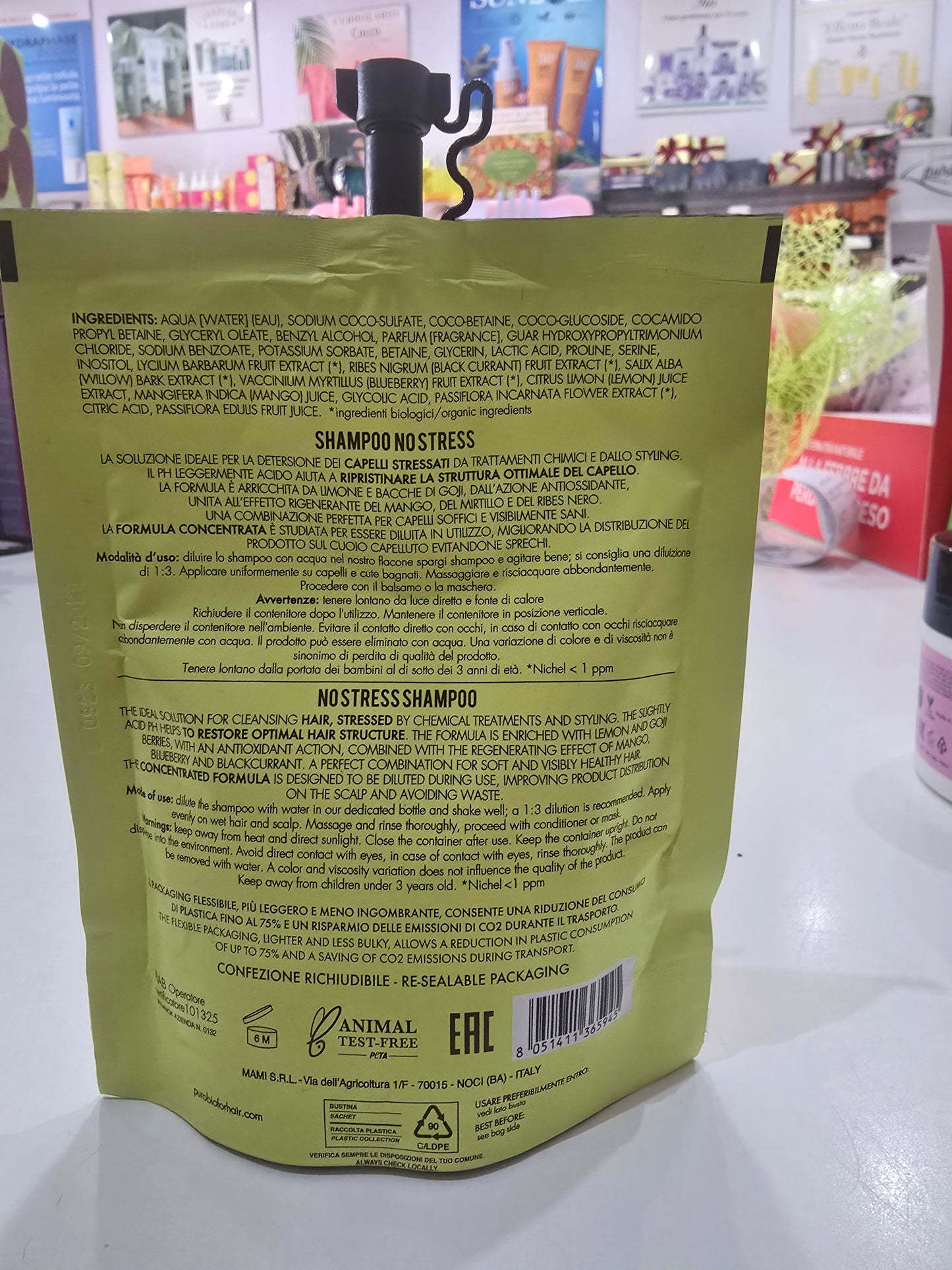 Shampoo no stress 100ml Purobio