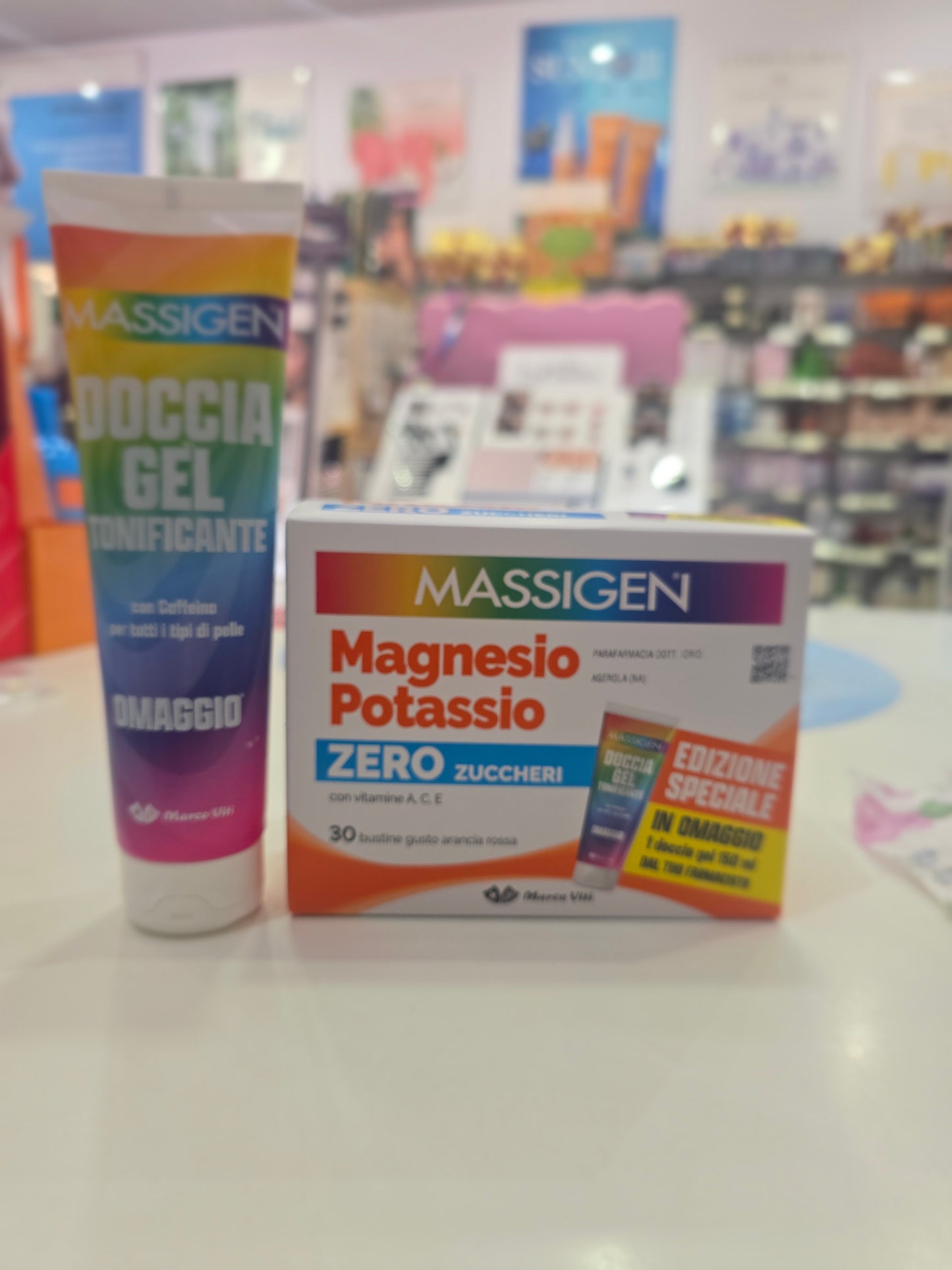 Magnesio e Potassio zero zucchero  30 Bustine +Doccia Gel in omaggio
