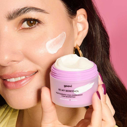 Trattamento viso overnight con biopeptidi Be My Berrinol