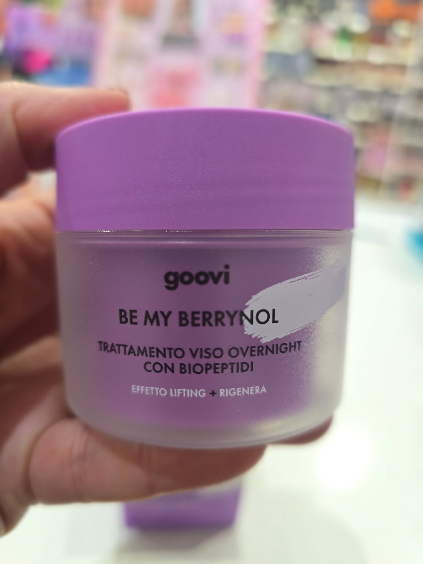 Trattamento viso overnight con biopeptidi