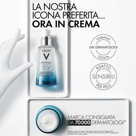 Mineral 89 Crema leggera  Giorno 72h