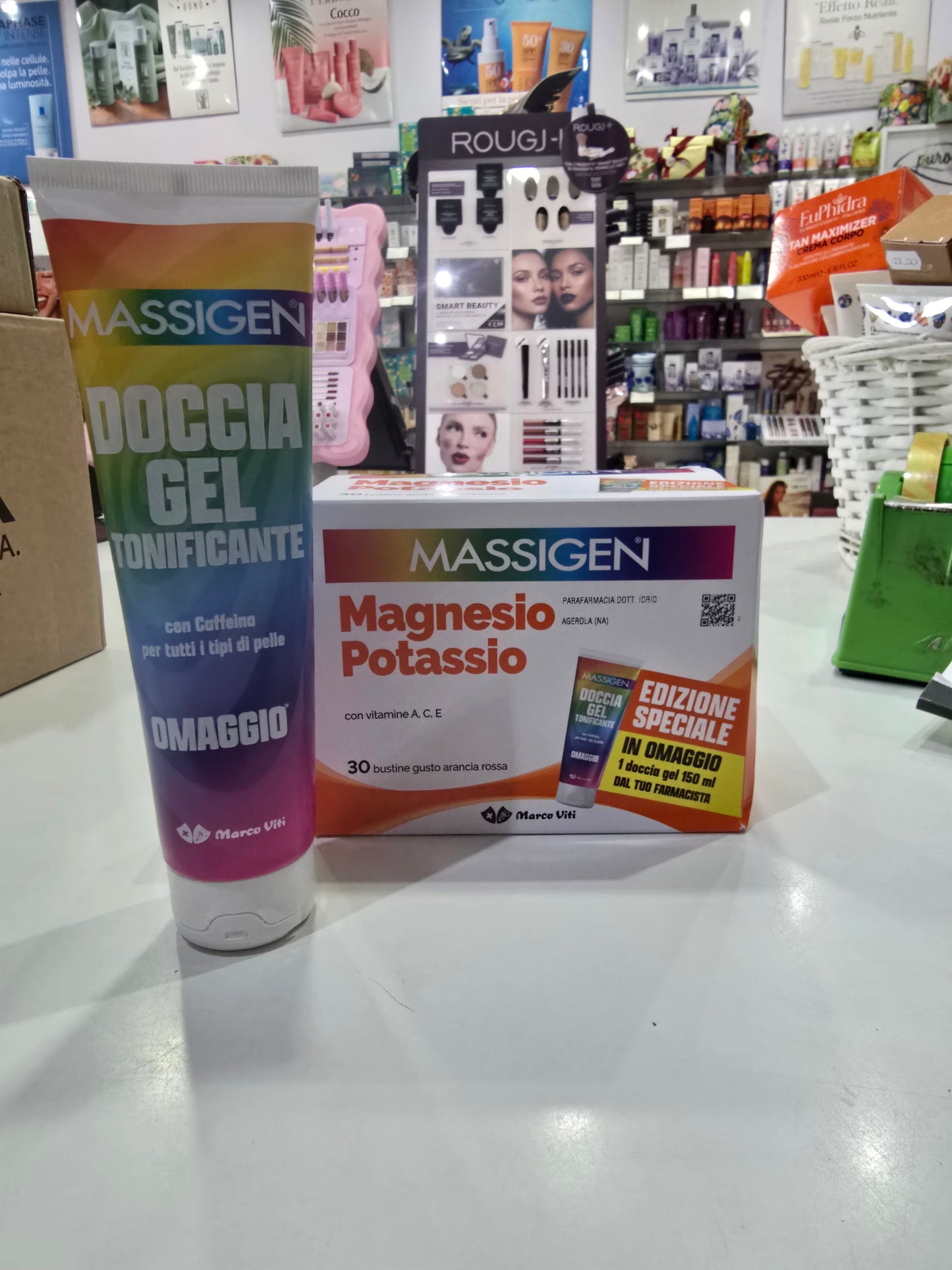 Magnesio e Potassio   30 Bustine con zucchero+Doccia Gel in omaggio