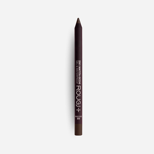 2 in 1 matita occhi-02 brown- Rougj