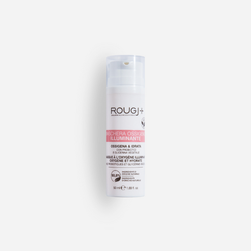 Maschera viso all'ossigeno illuminante