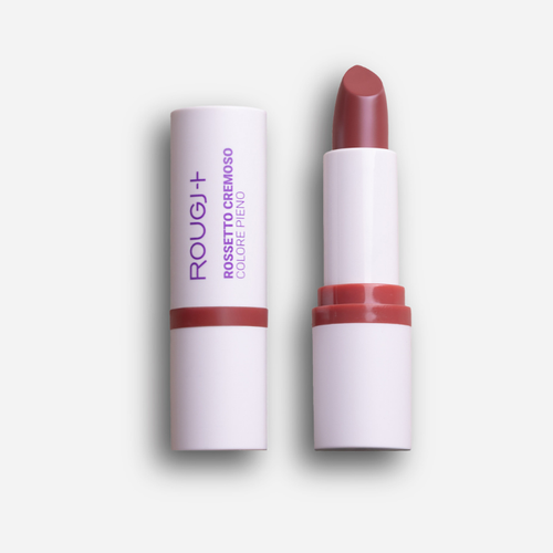 Rossetto Cremoso Colore Pieno 02- nude rose -Rougj