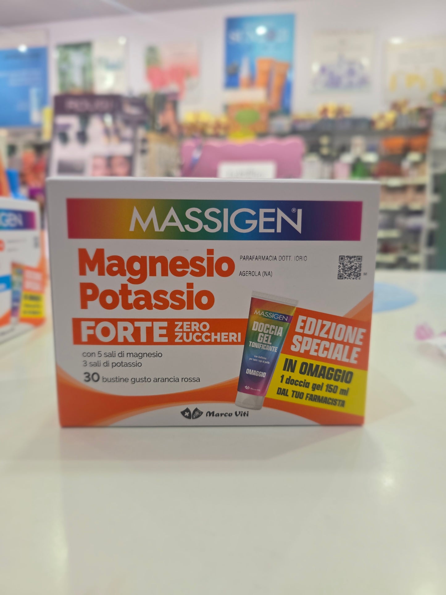 Magnesio e Potassio Forte 30 Bustine +Doccia Gel in omaggio