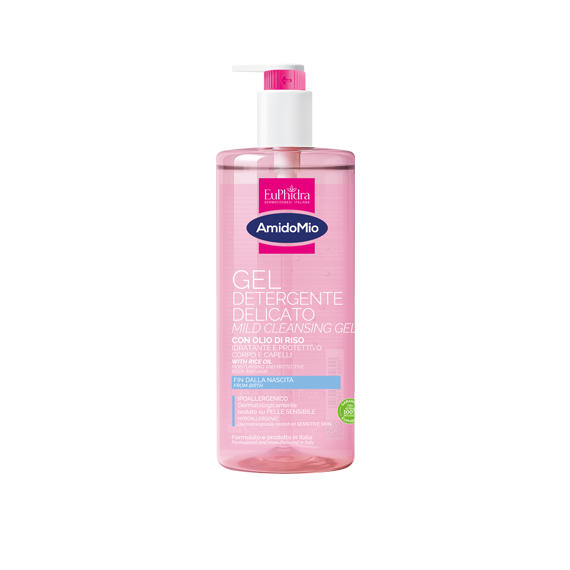 Gel detergente delicato corpo e capelli formato da 1 litro + intimo in omaggio