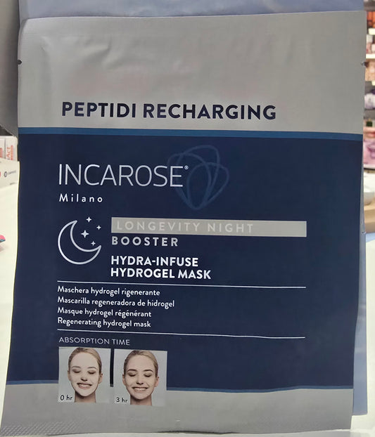 Maschera idrogel rigenerante ai peptidi IncaRose