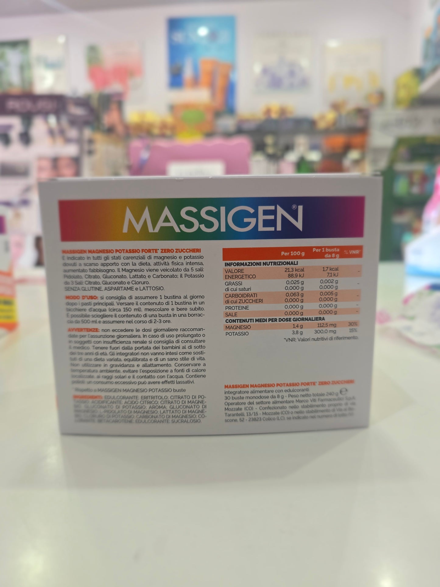 Magnesio e Potassio Forte 30 Bustine +Doccia Gel in omaggio