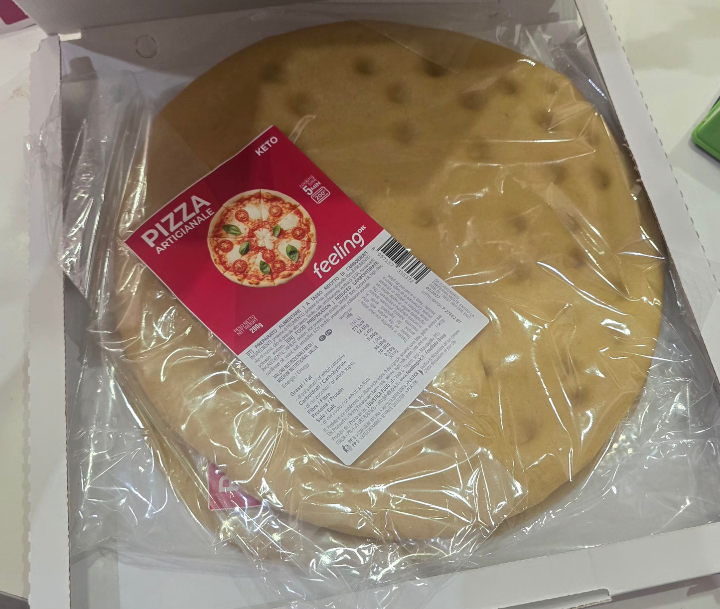 Base Pizza keto feelingok 2 pizze