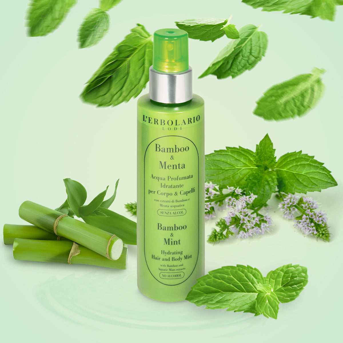 Acqua Profumata Idratante Bamboo & Menta