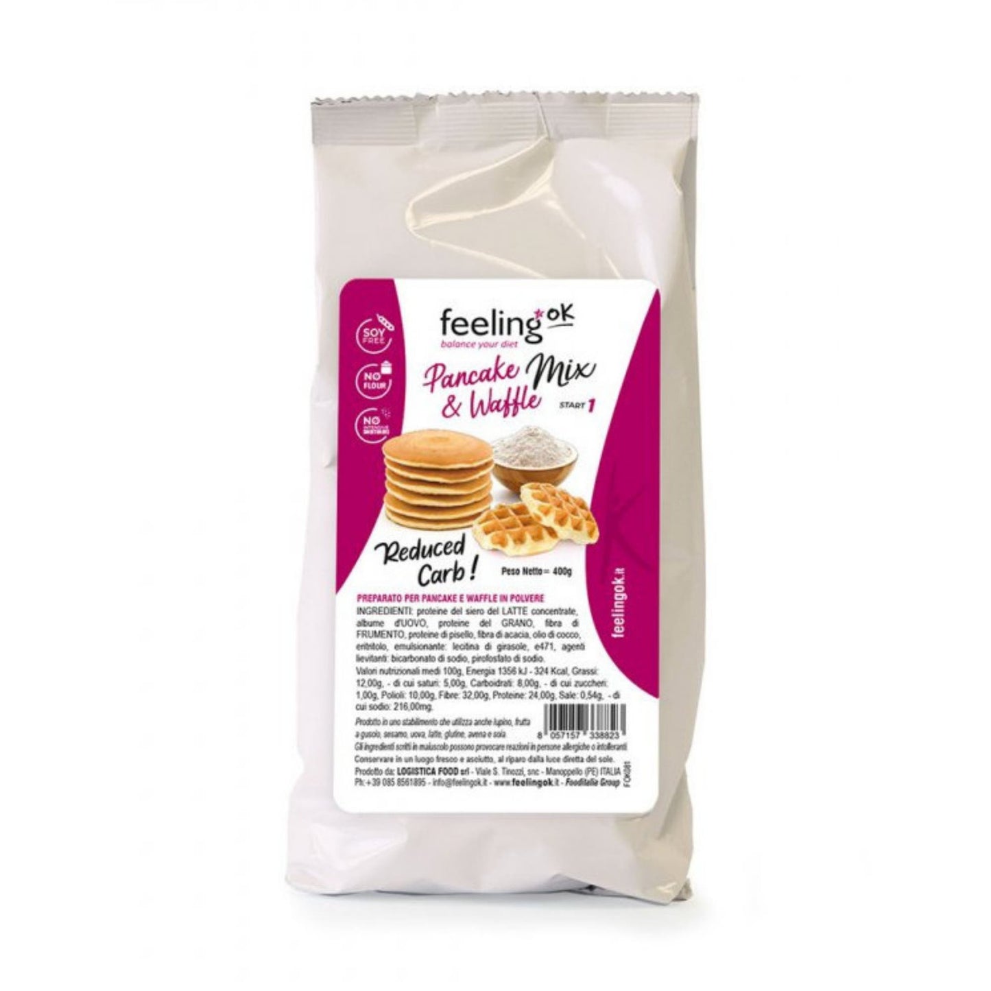 Preparato per pancake e waffel chetogenici feeling ok