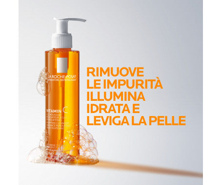 Detergente viso illuminante Vitamina C la roche posay
