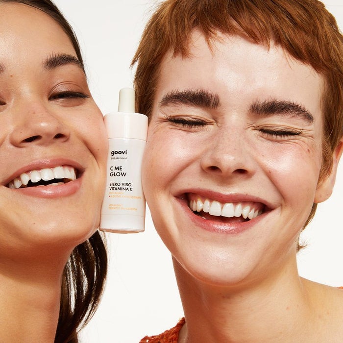 Goovi box natale 2025 vitamina c 1 siero viso vitamina c 30 ml + 1 crema vitamina c 50 ml + 1 pochette