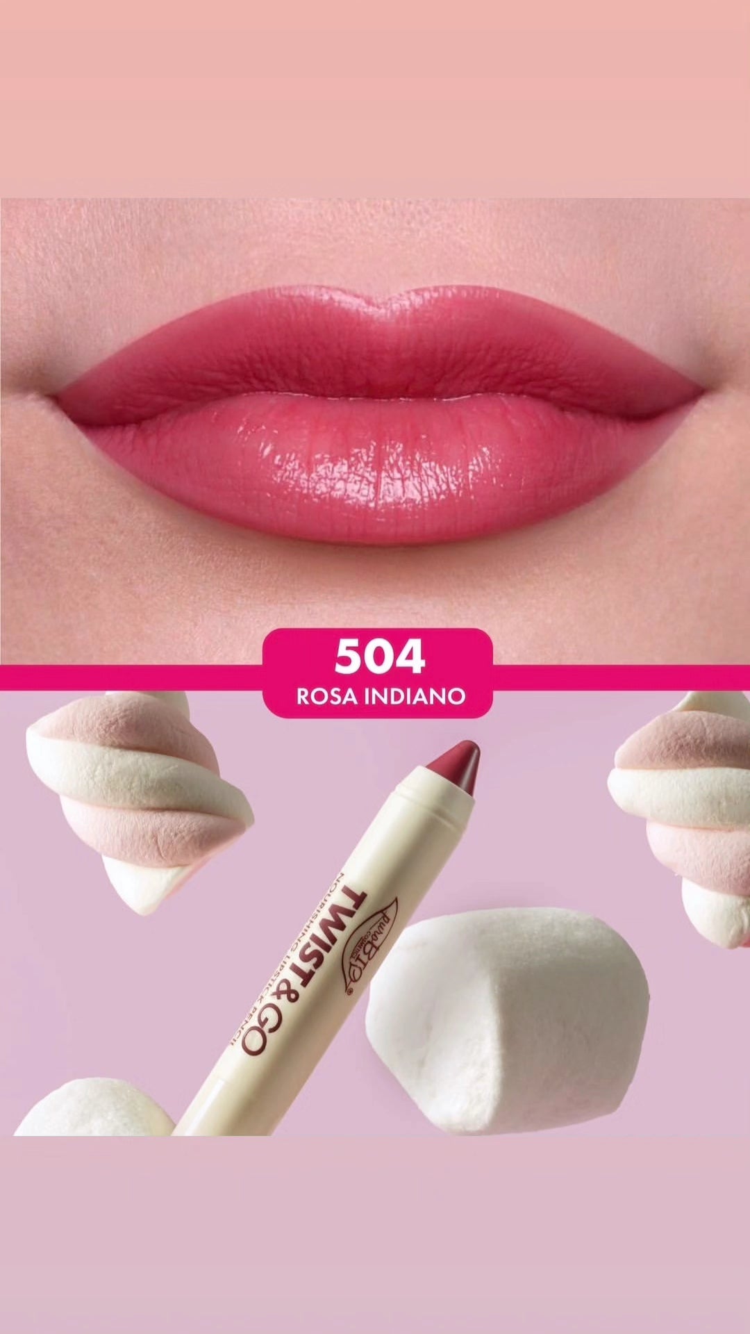 PuroBio Twist&Go Matitone Rossetto 504
